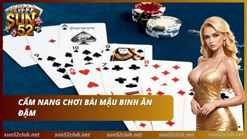 Bí kíp chơi Mậu Binh Sun52 Bài tây và chồng chip trong mục chiến thuật Mậu Binh SUN52